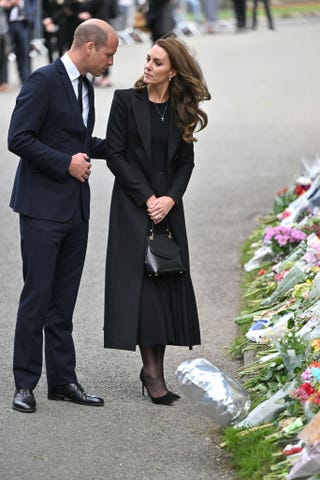 the prince and princess of wales visit sandringham