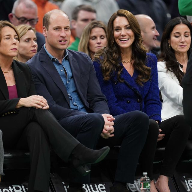 Kate Middleton Wears Vintage Chanel Blazer, Affordable Jewelry at Boston  Celtics Game, Photos