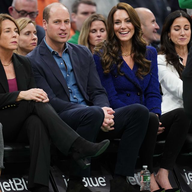 Kate Middleton Wears Vintage Chanel Blazer, Affordable Jewelry at Boston  Celtics Game, Photos