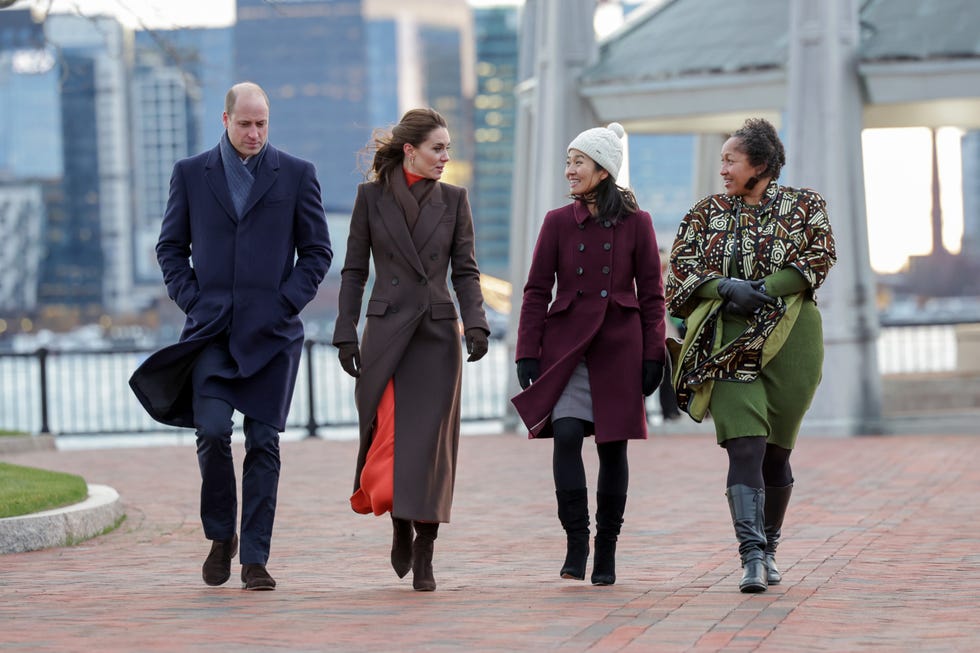 the prince and princess of wales visit boston  day 2