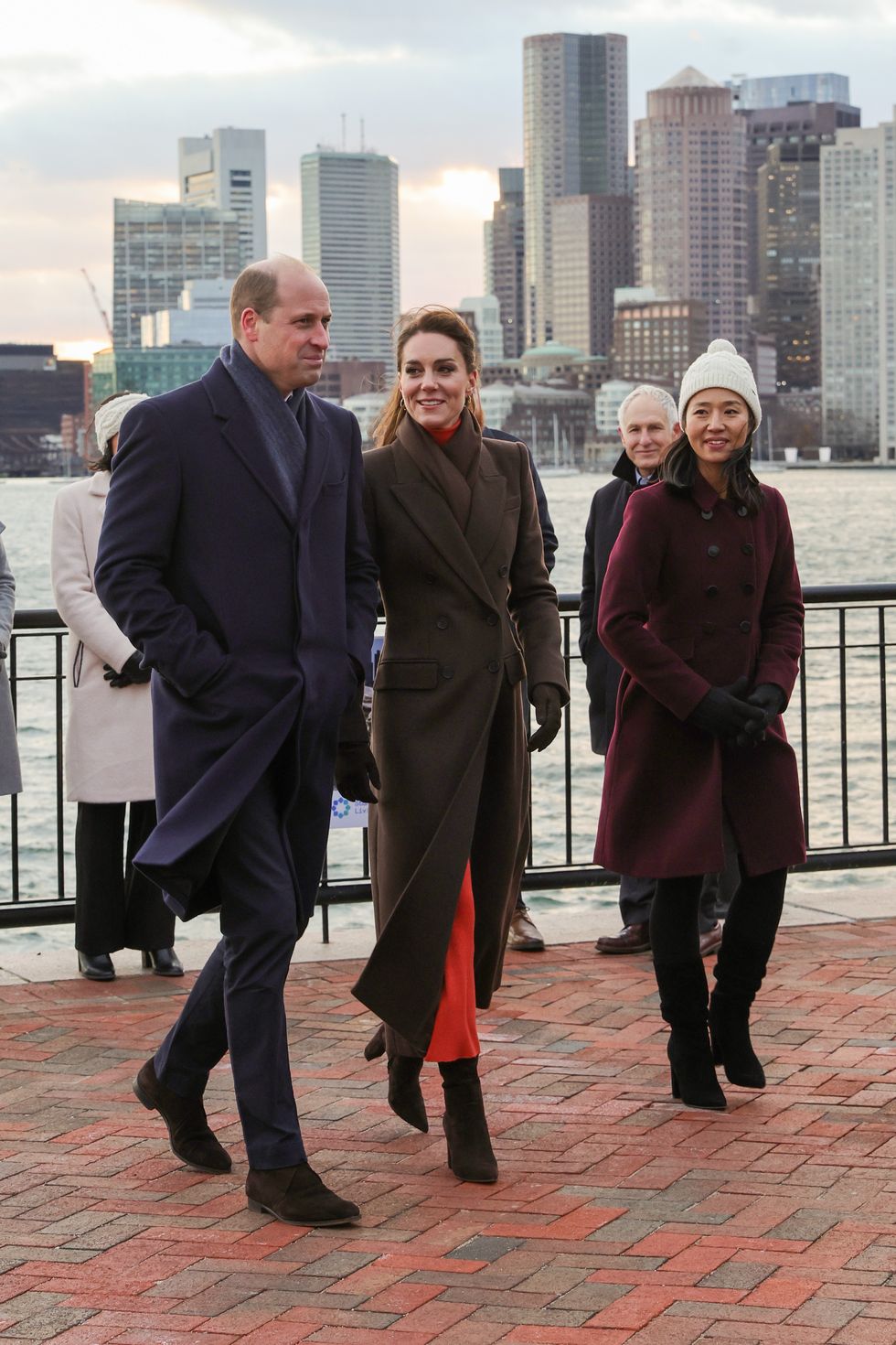 the prince and princess of wales visit boston