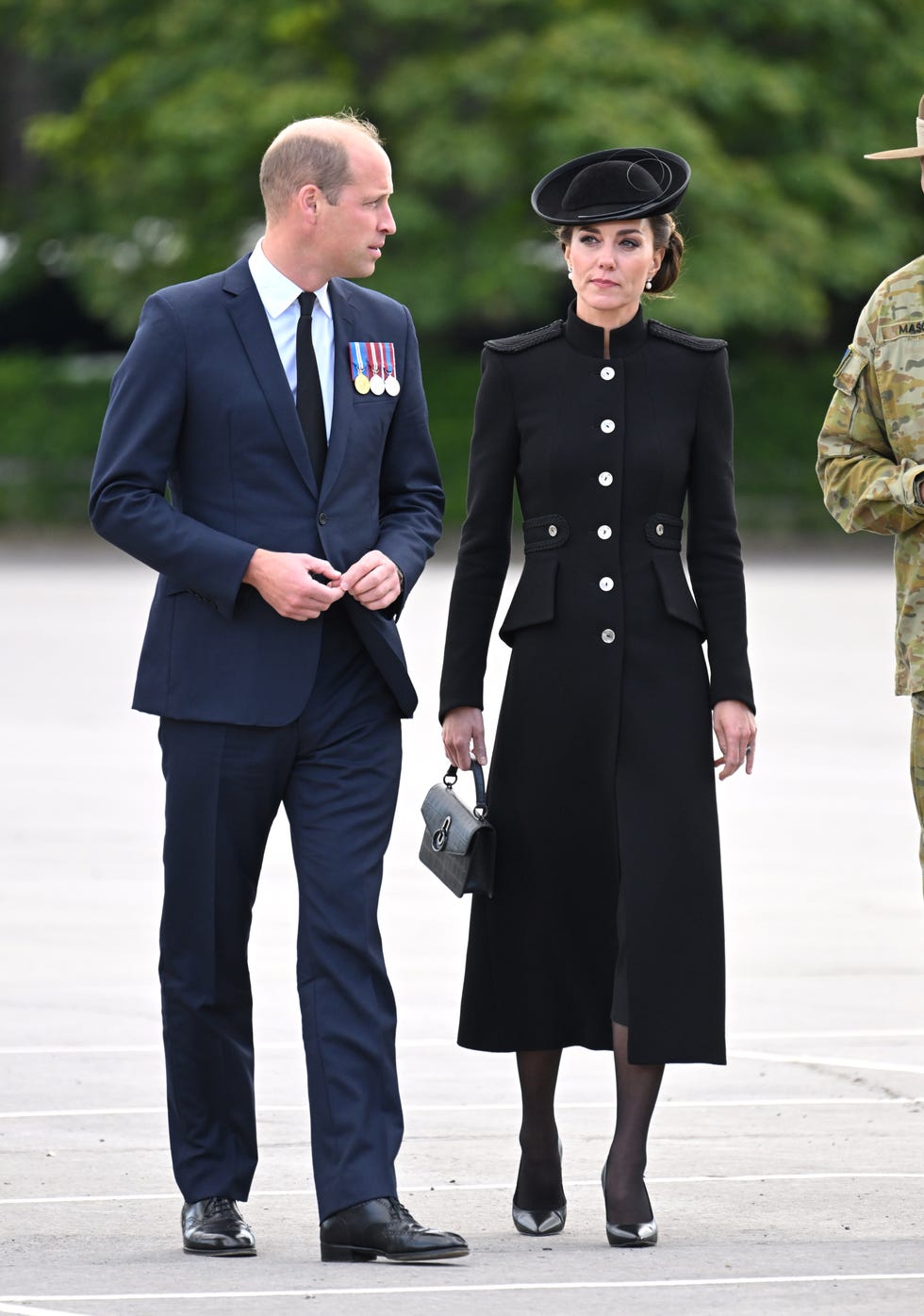 the prince and princess of wales visit atc pirbright