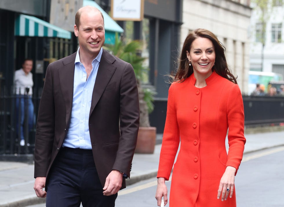 The Prince and Princess of Wales visit Soho.