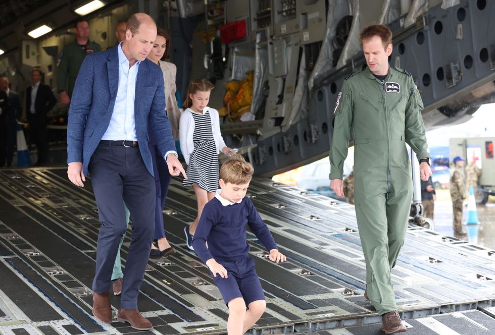 the prince and princess of wales visit the air tattoo