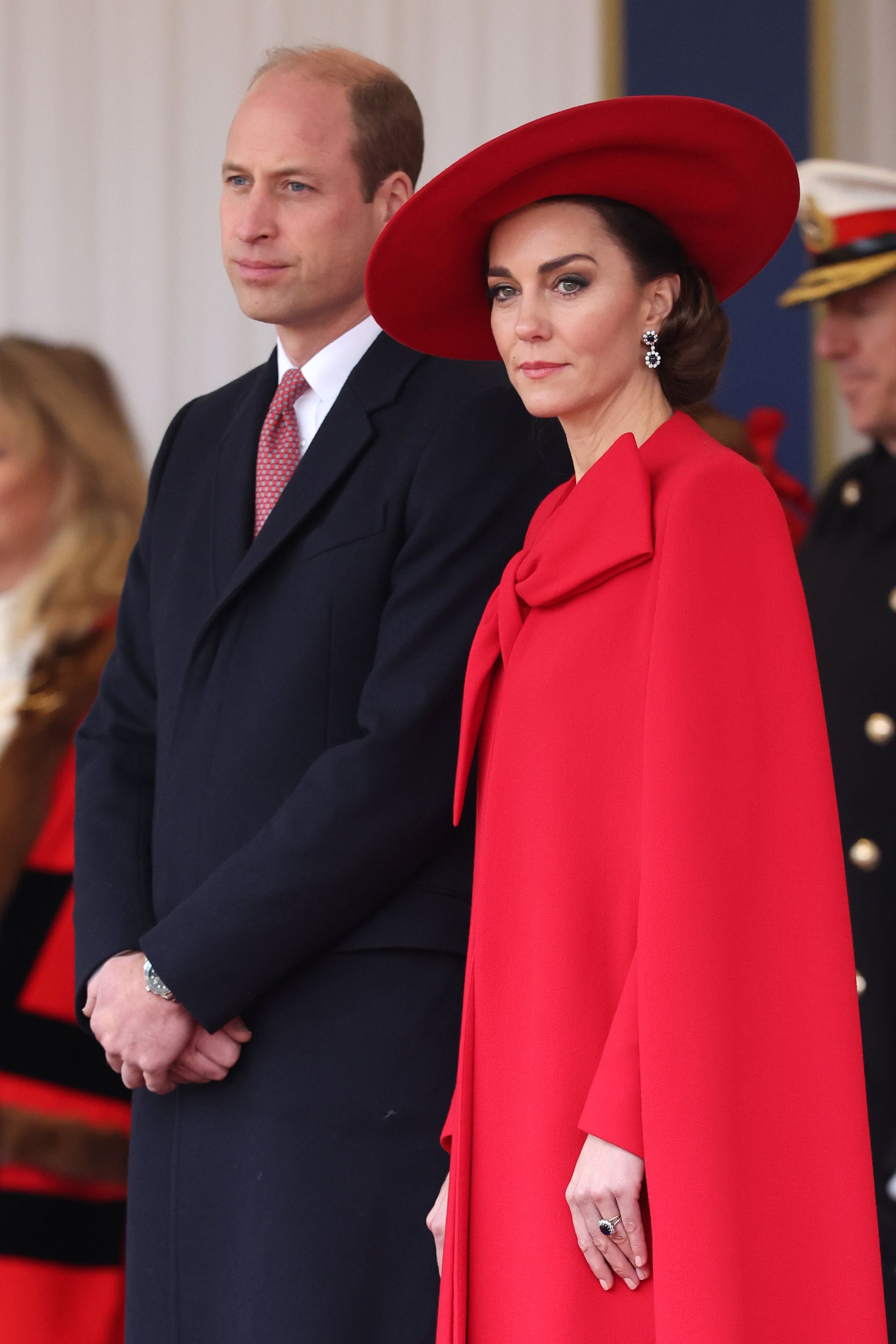 Kate Middleton Stuns In Striking Red Outfit For South Korea State Visit ...