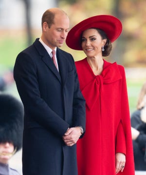 prins william en kate middleton tijdens dag 1 van het staatsbezoek van de president van zuid korea