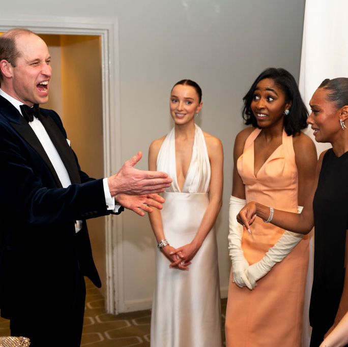 the prince of wales attends the 2024 ee bafta film awards