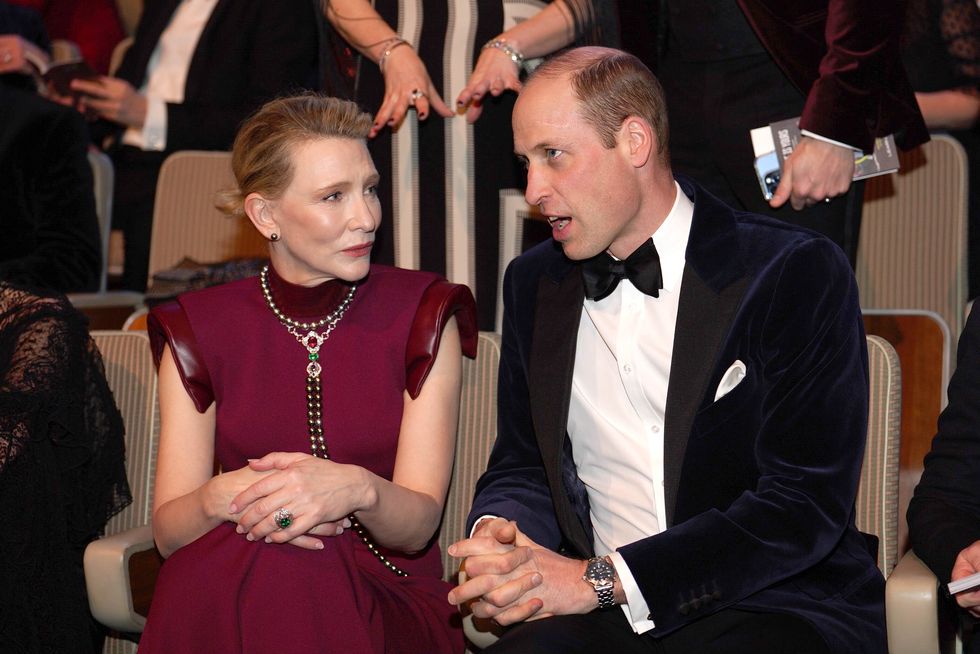 the prince of wales attends the 2024 ee bafta film awards