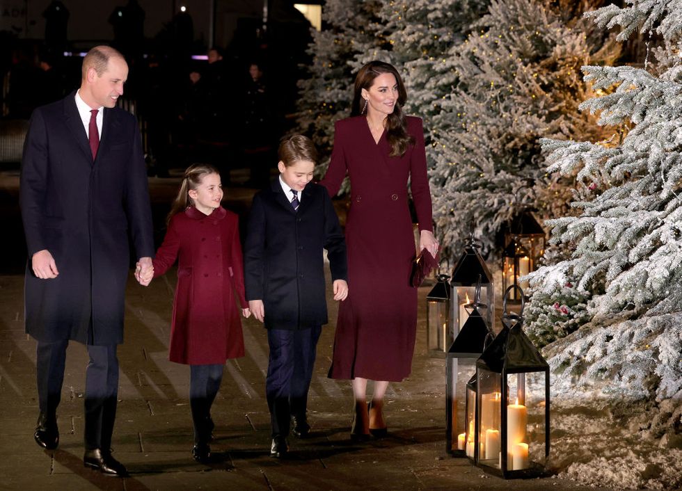 the british royal family attend the together at christmas carol service
