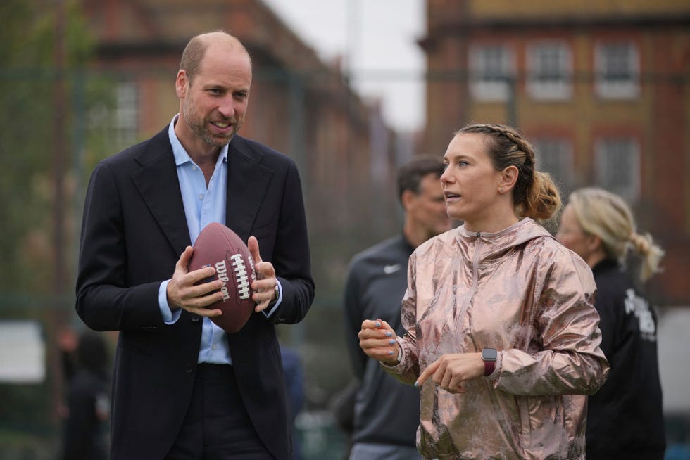 prince william speaking with phoebe schecter