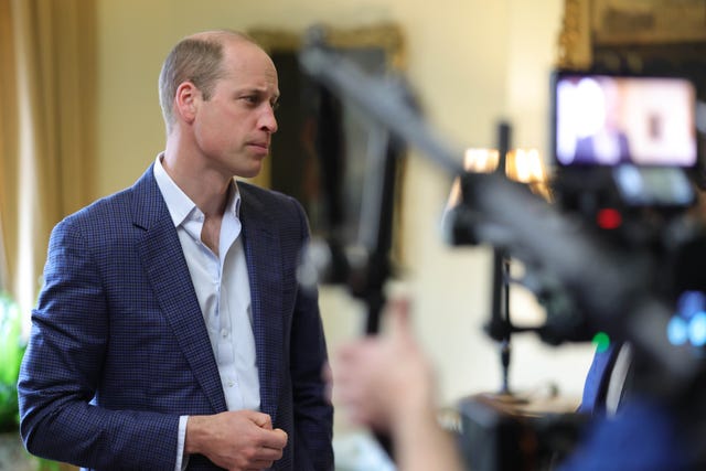 prince of wales filming for homewards and prince william we can end homelessness on itv1 and itvx