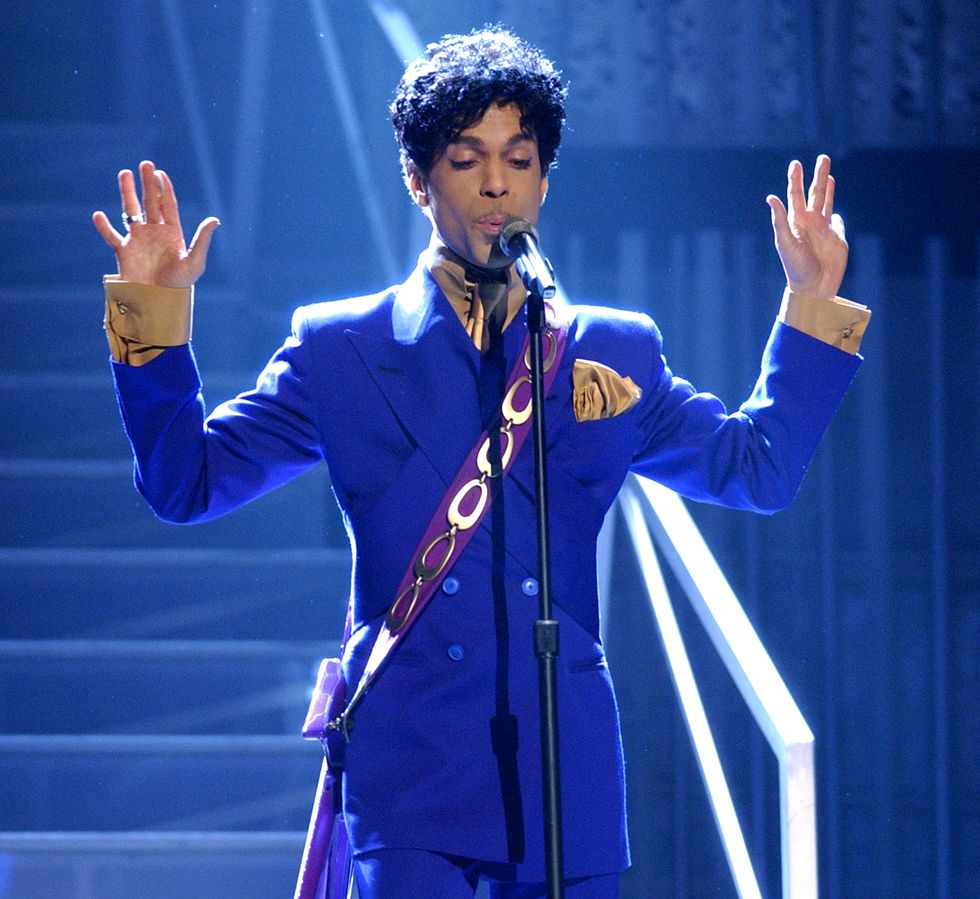 Prince at the Grammys in 2004