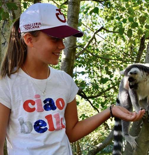 La Princesa Isabella de Dinamarca en el Knuthenborg Safaripark
