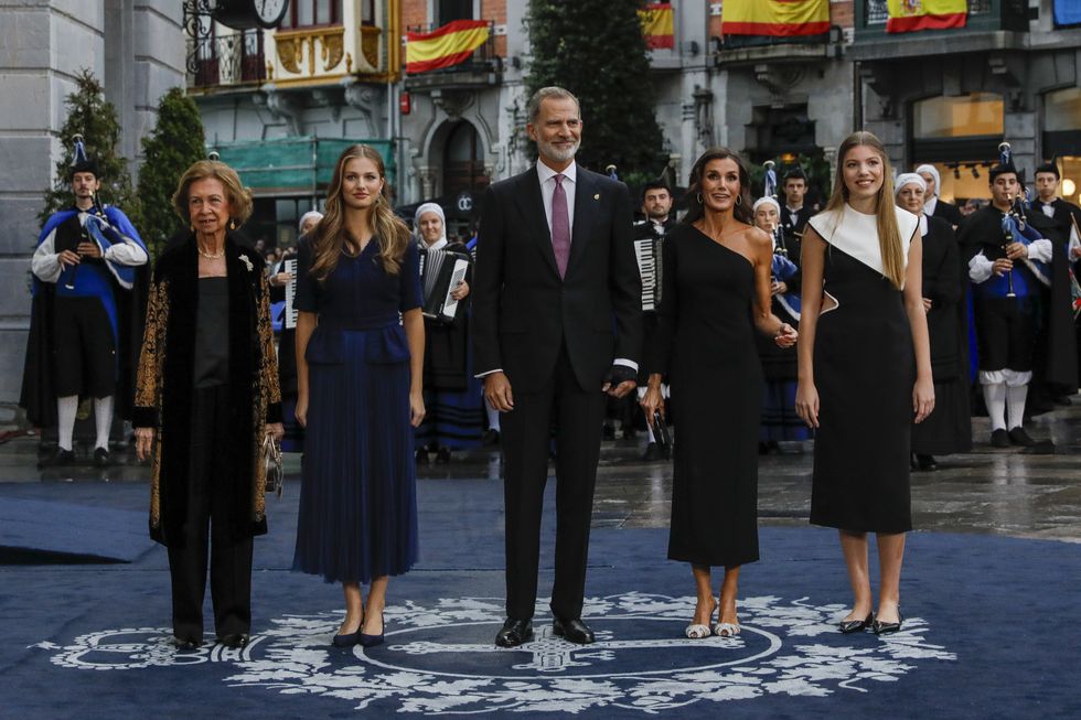 la princesa leonor en los premios princesa de asturias 2023