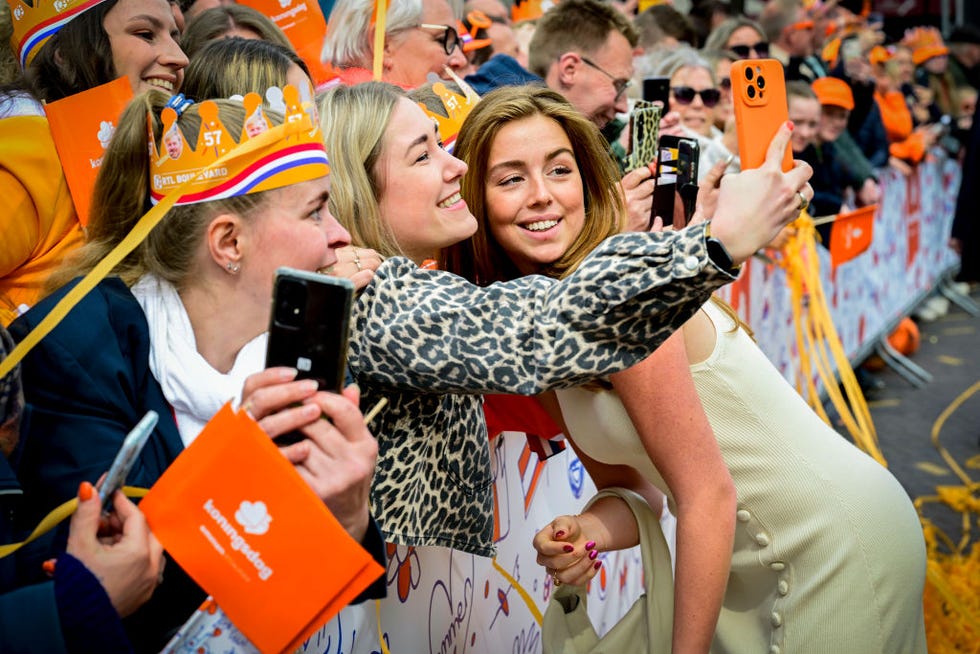 dutch royal family celebrate king's day in emmen