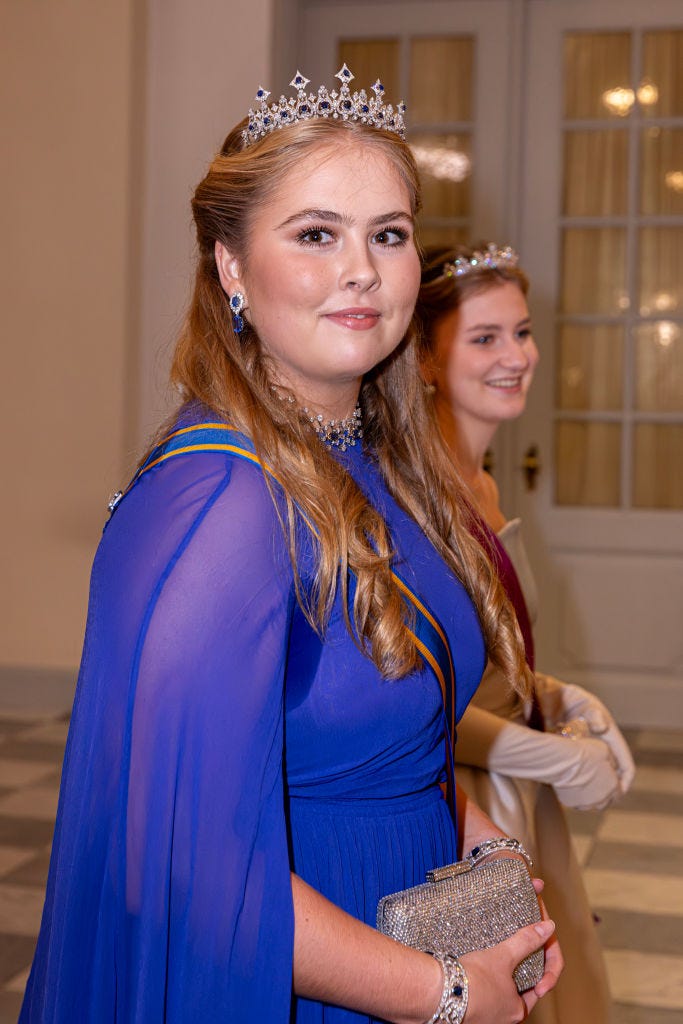 gala dinner for prince christian of denmark on his 18th birthday in copenhagen