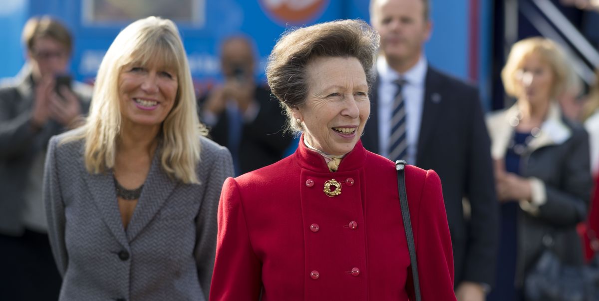 Princess Anne Visits Tenovus Cancer Care In Cardiff