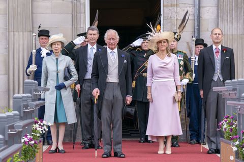 the royal family visit scotland garden party