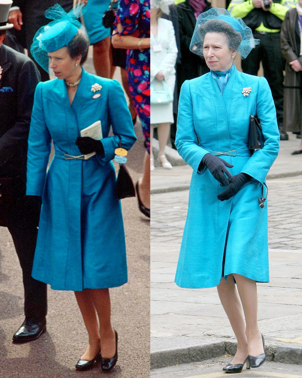 Princess Anne restyles red beret and other wardrobe staples as chic  racecourse attire