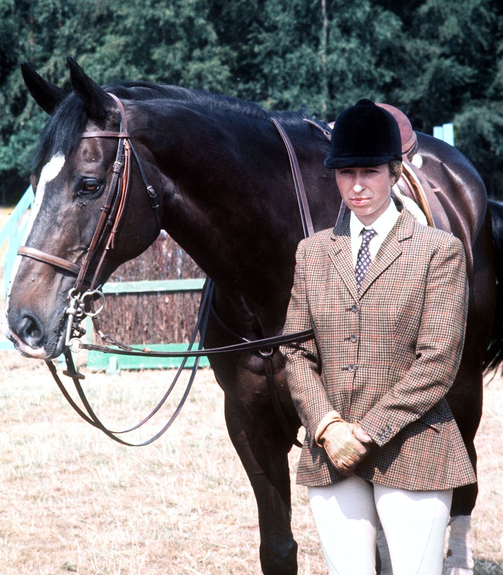 princess anne with olympic horse
