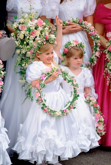 beatrice and eugenie as bridesmaids