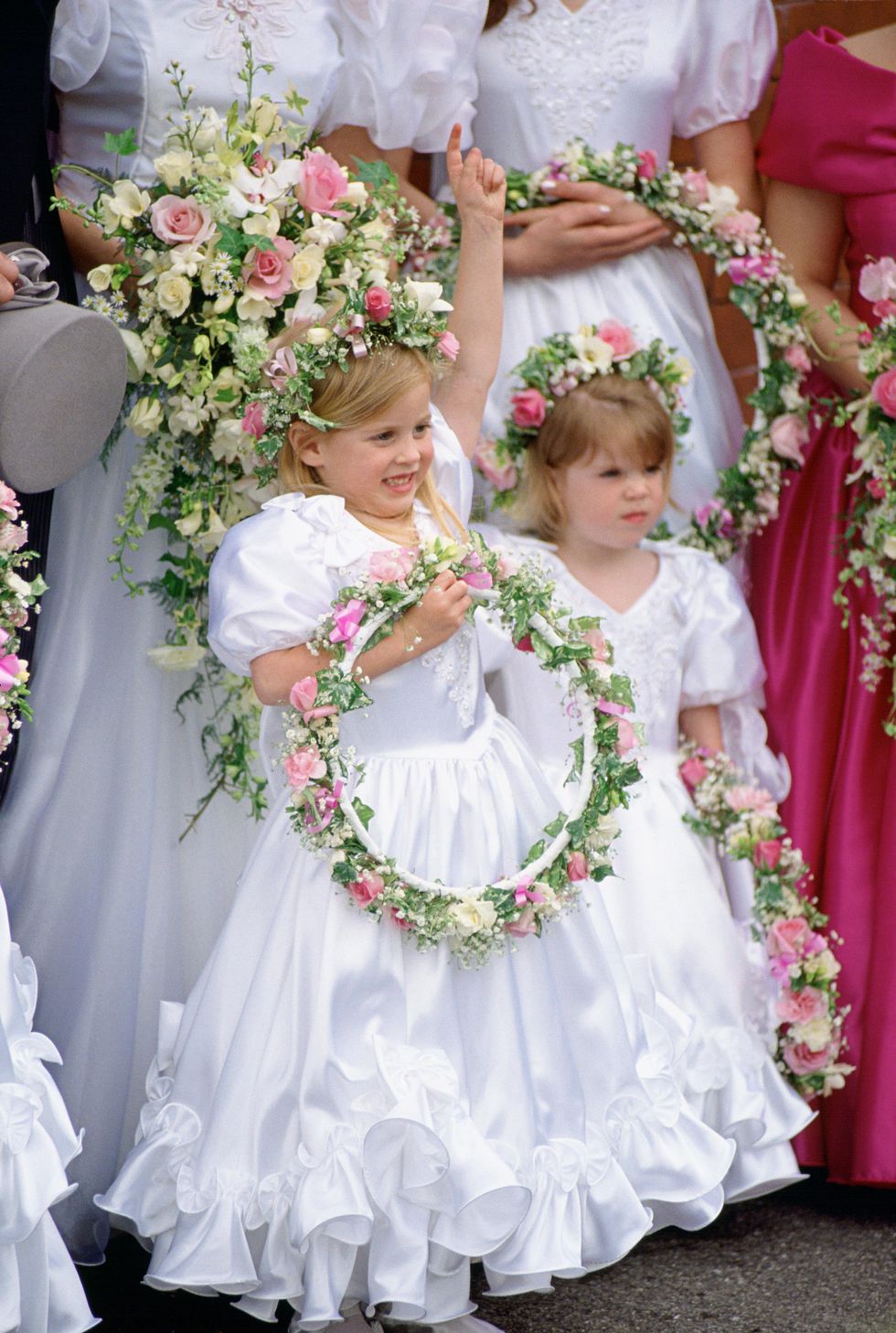 Beatrice And Eugenie As Bridesmaids