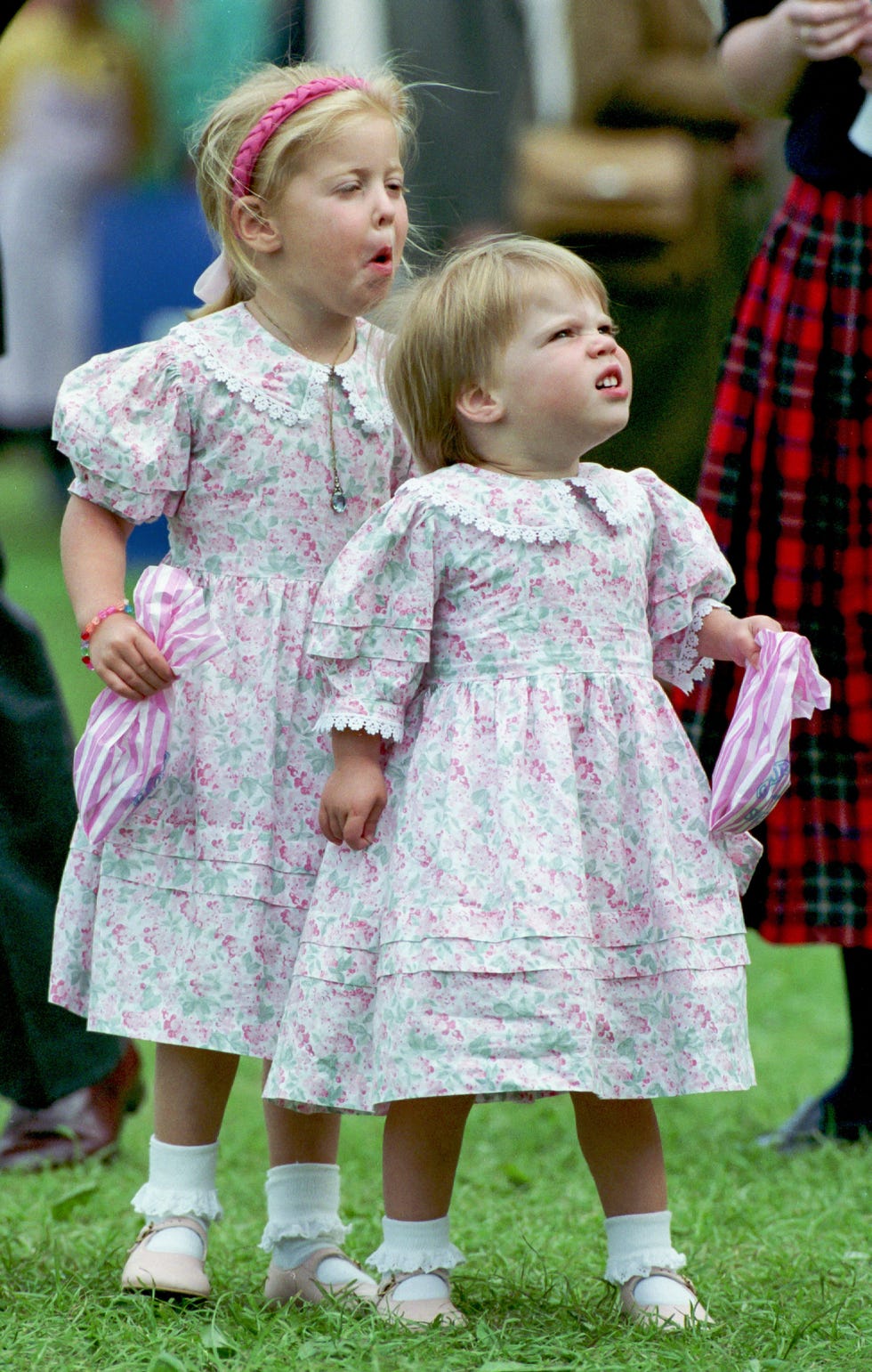 princess beatrice, and princess eugenie at the royal windsor horse show