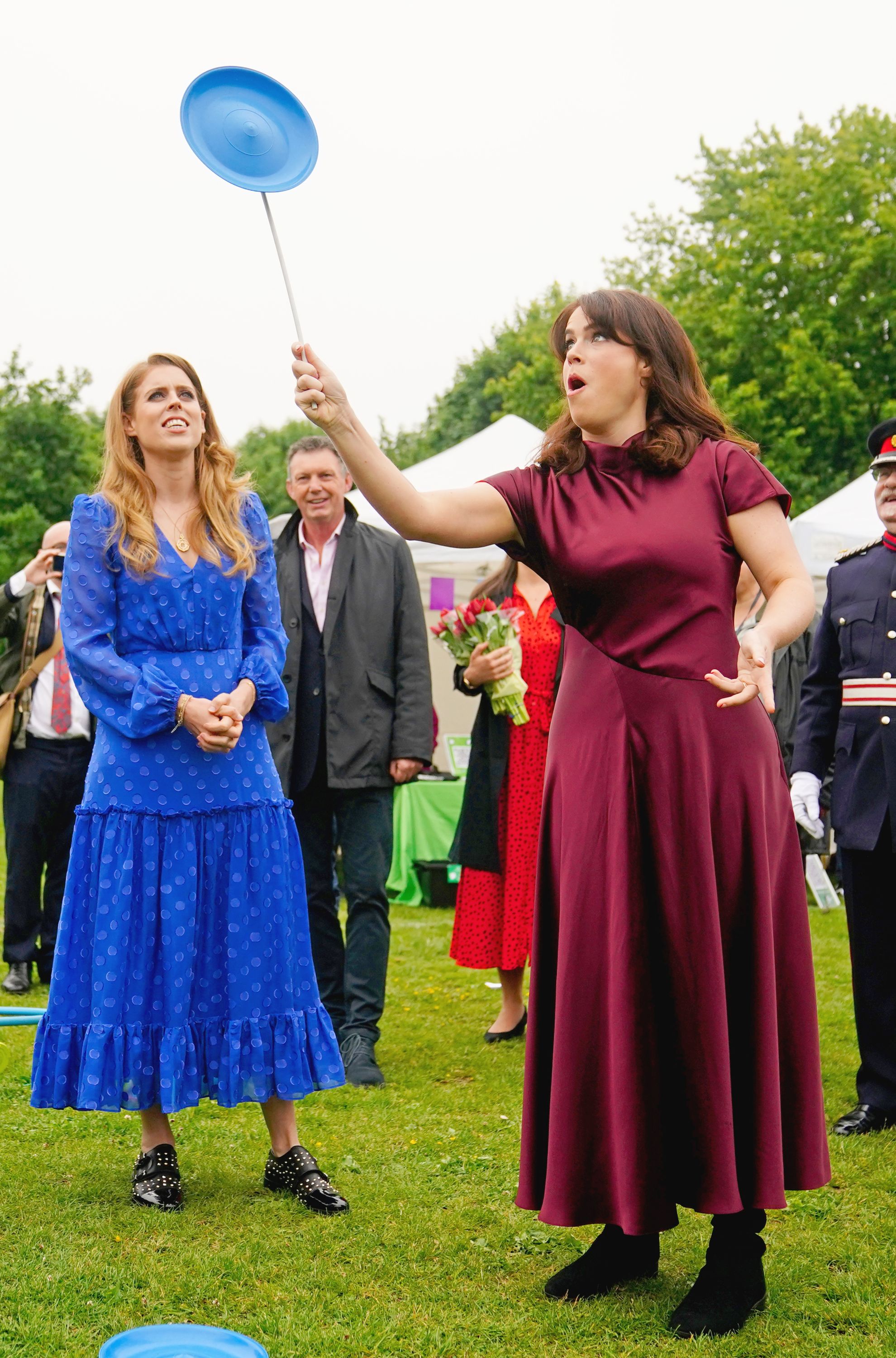 Princess Beatrice and Princess Eugenie Join the Fun and Games at a