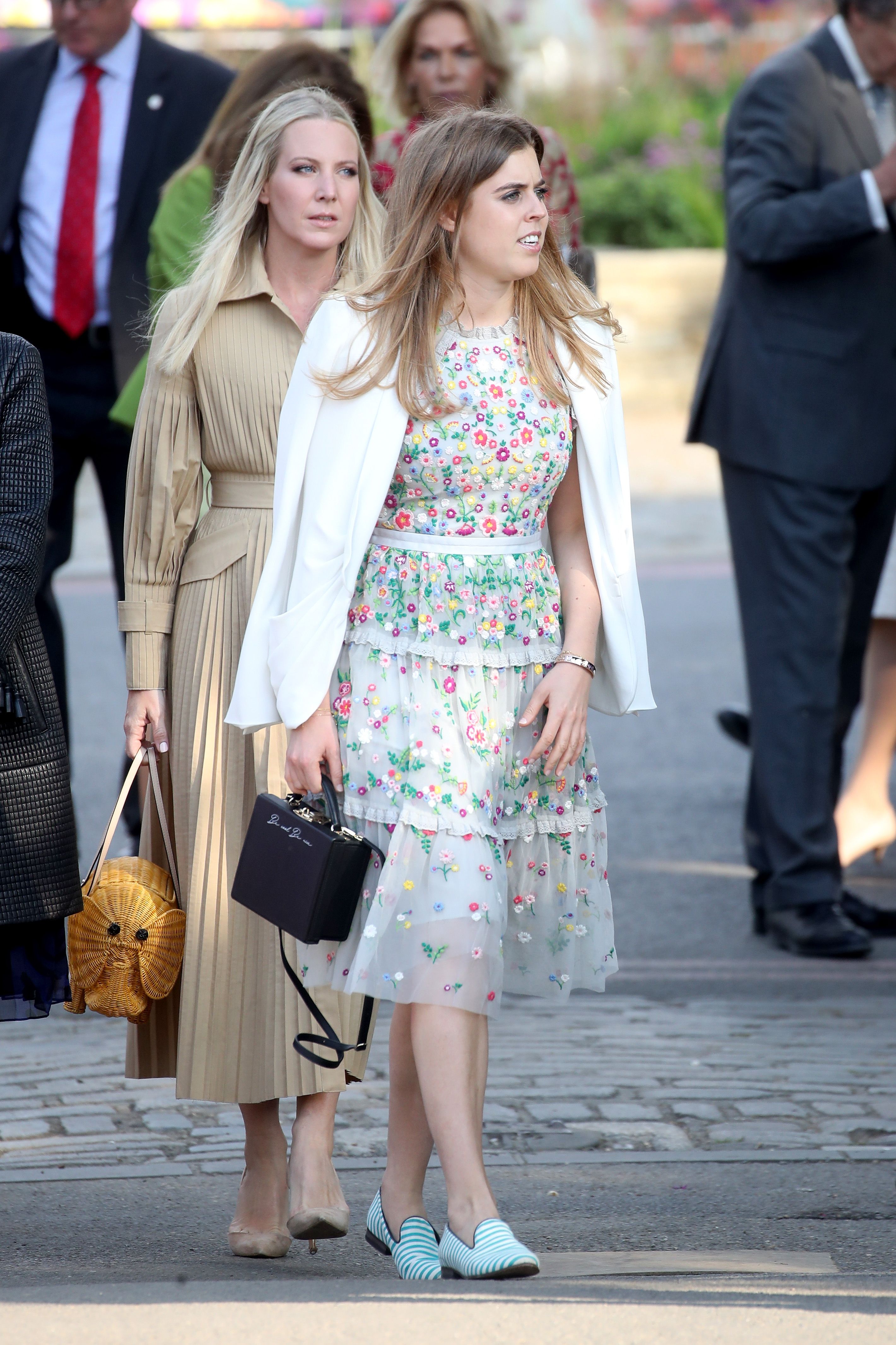 Princess Beatrice Looked Like a Flower at the Chelsea Flower Show