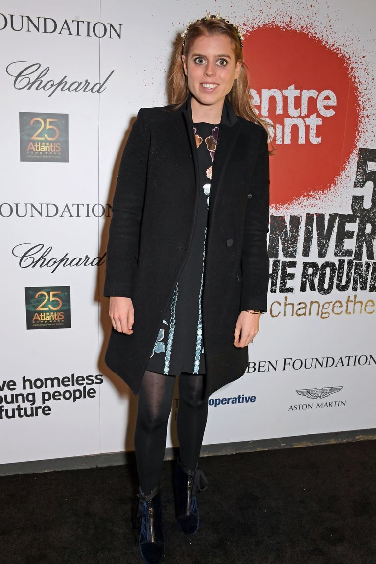 Princess Beatrice Wore Zara Boots to the Centrepoint Gala with