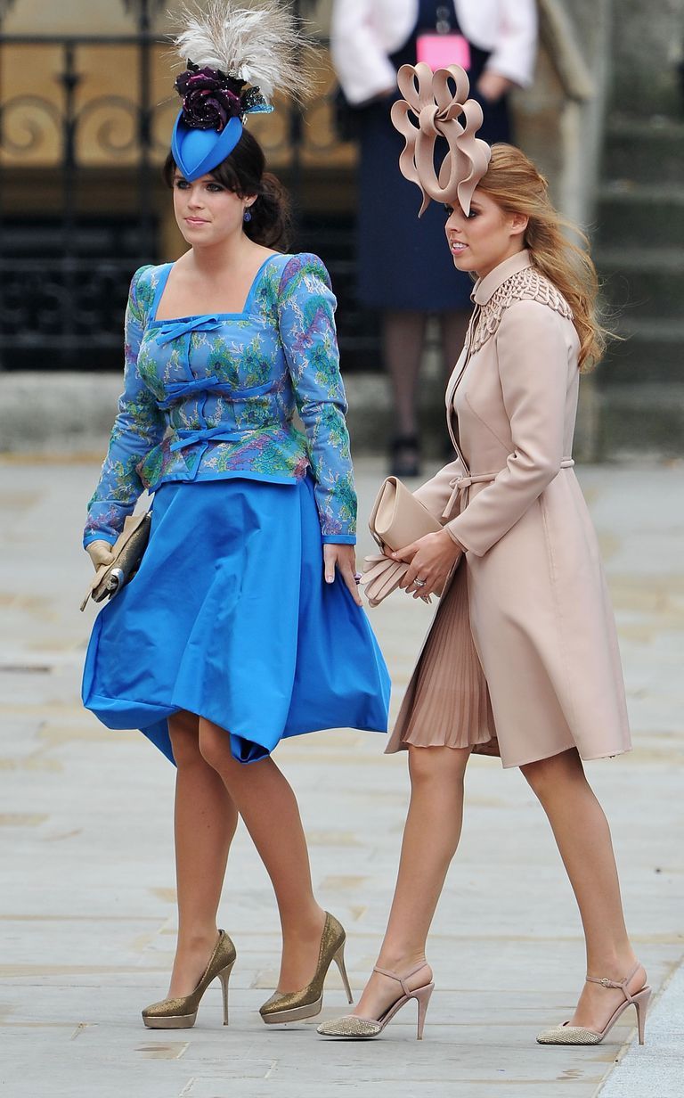 princess beatrice and princess eugenie prince william kate middleton royal wedding 2011