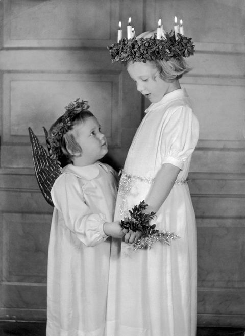 princess' benedikte and margrethe of denmark 1946