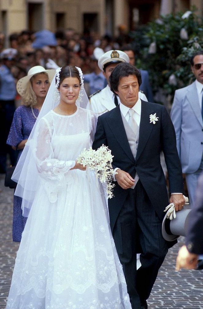 Charlotte casiraghi store wedding dress