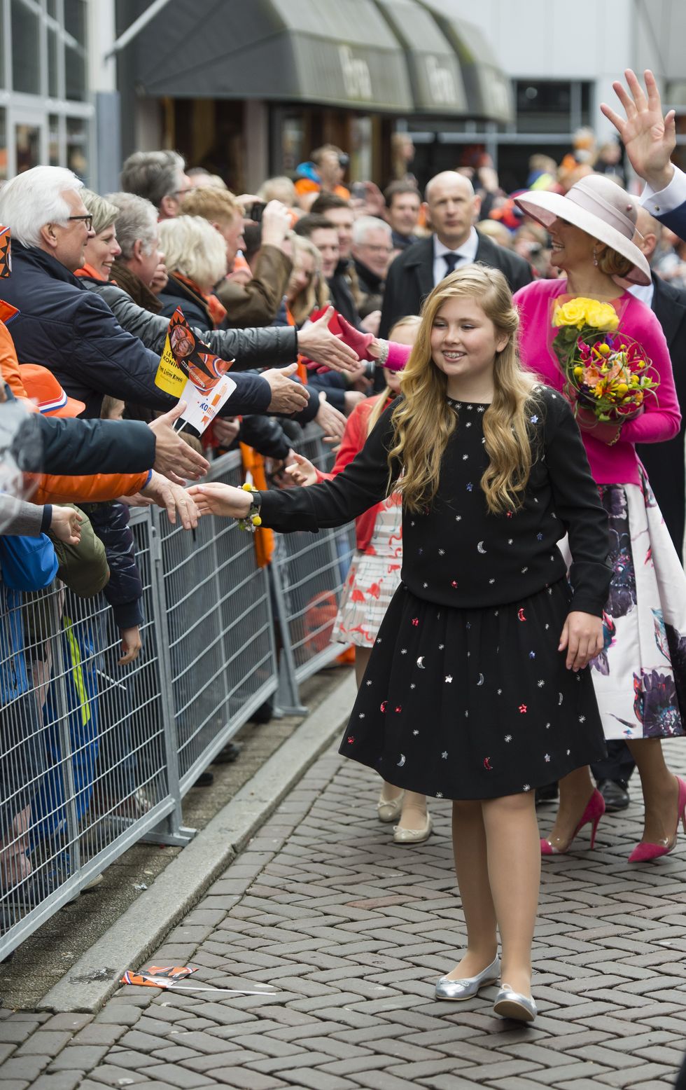 prinses amalia tijdens koningsdag 2016