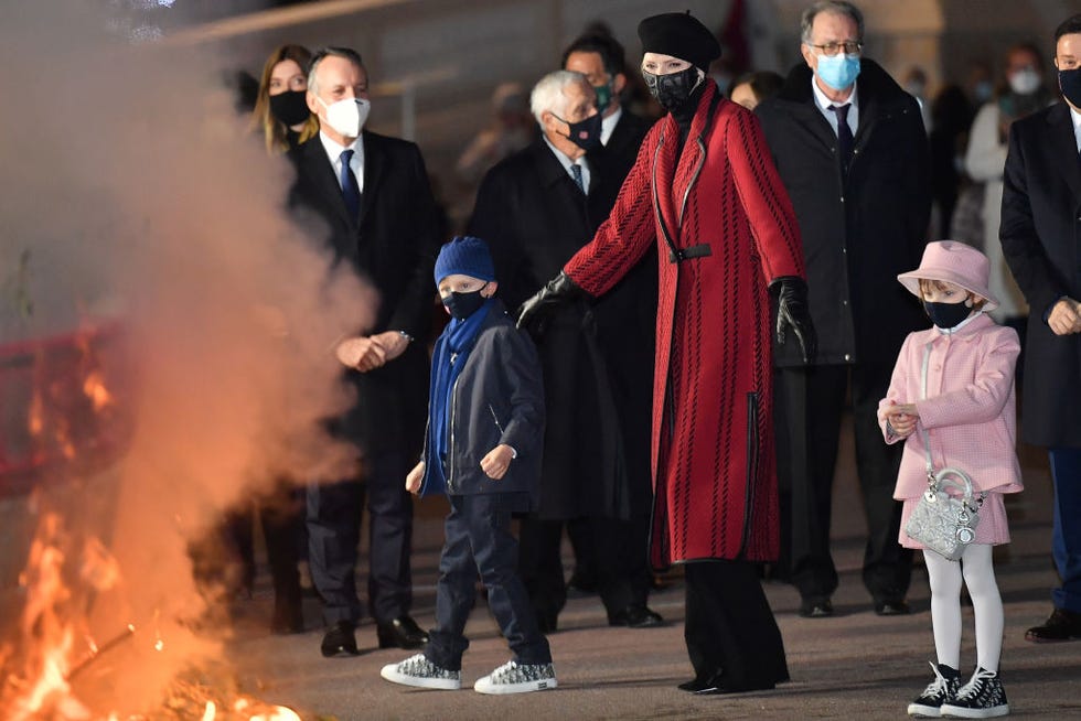 ceremony of the sainte devote in monaco
