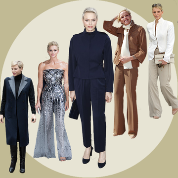 モナコ　シャルレーヌ公妃のパンツルック集　princess charlene of monaco pants looks