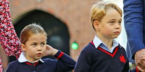 prince george and princess charlotte's first day of school