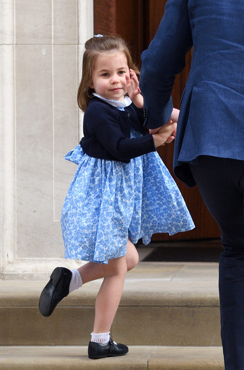 the duke  duchess of cambridge depart the lindo wing with their new son