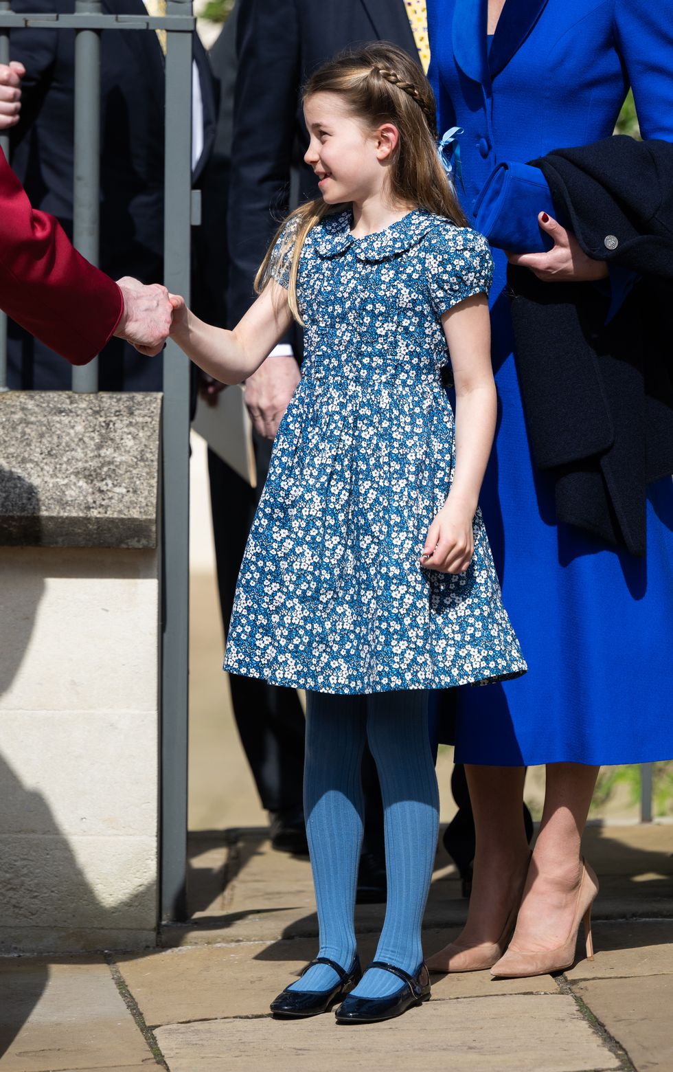 the british royal family attend easter mattins service