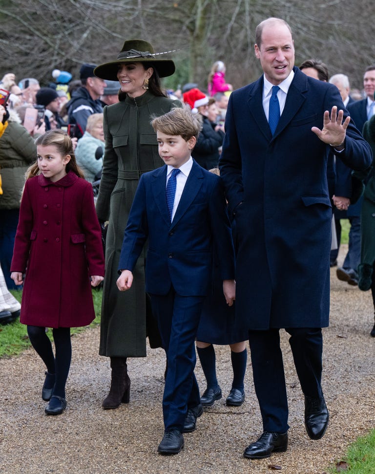 Kate Middleton Rewears Olive Alexander Mcqueen Coat At Sandringham 