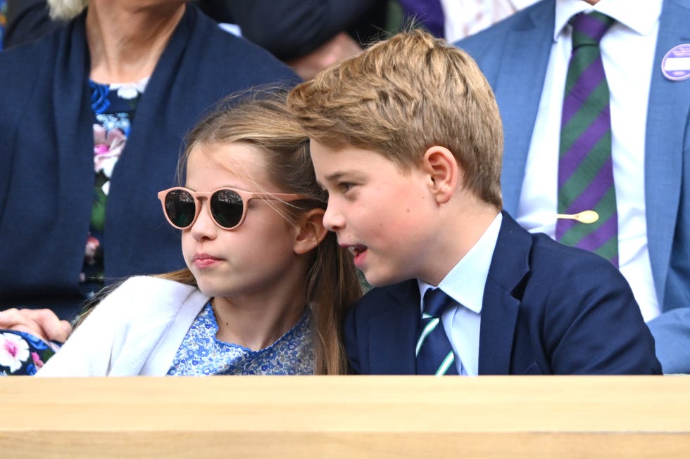 the prince and princess of wales attend wimbledon 2023 day 14