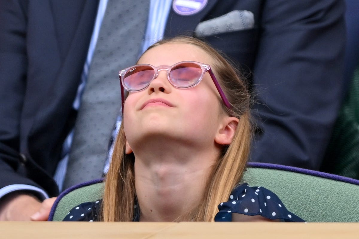 Princess Charlotte Wears Cute Polka Dot Dress to Wimbledon With Kate  Middleton