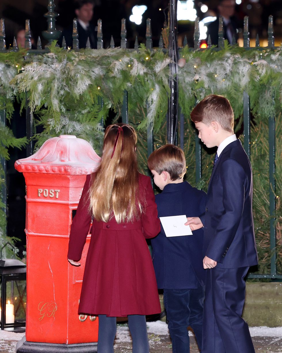 the royal family attend the "together at christmas" carol service
