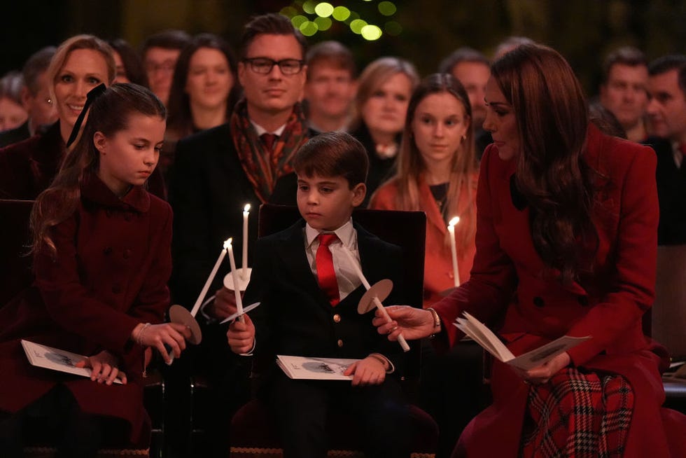 members of the royal family attend the 'together at christmas' carol service