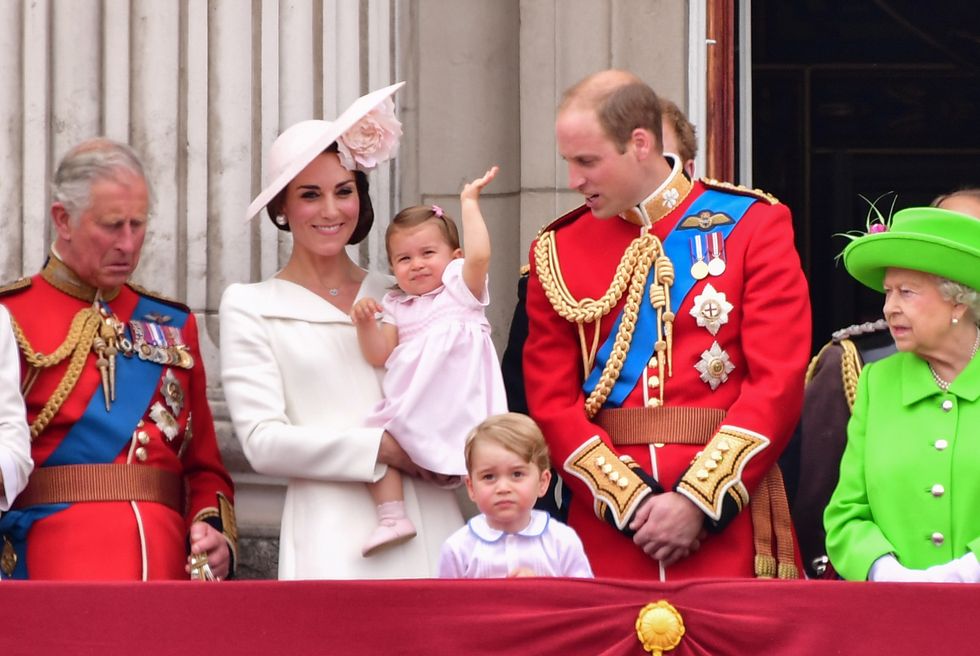princess charlotte trooping the colour 2016