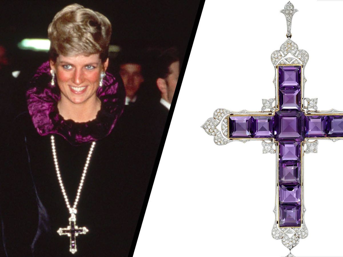 Kim Kardashian has purchased Princess Diana's iconic cross pendant