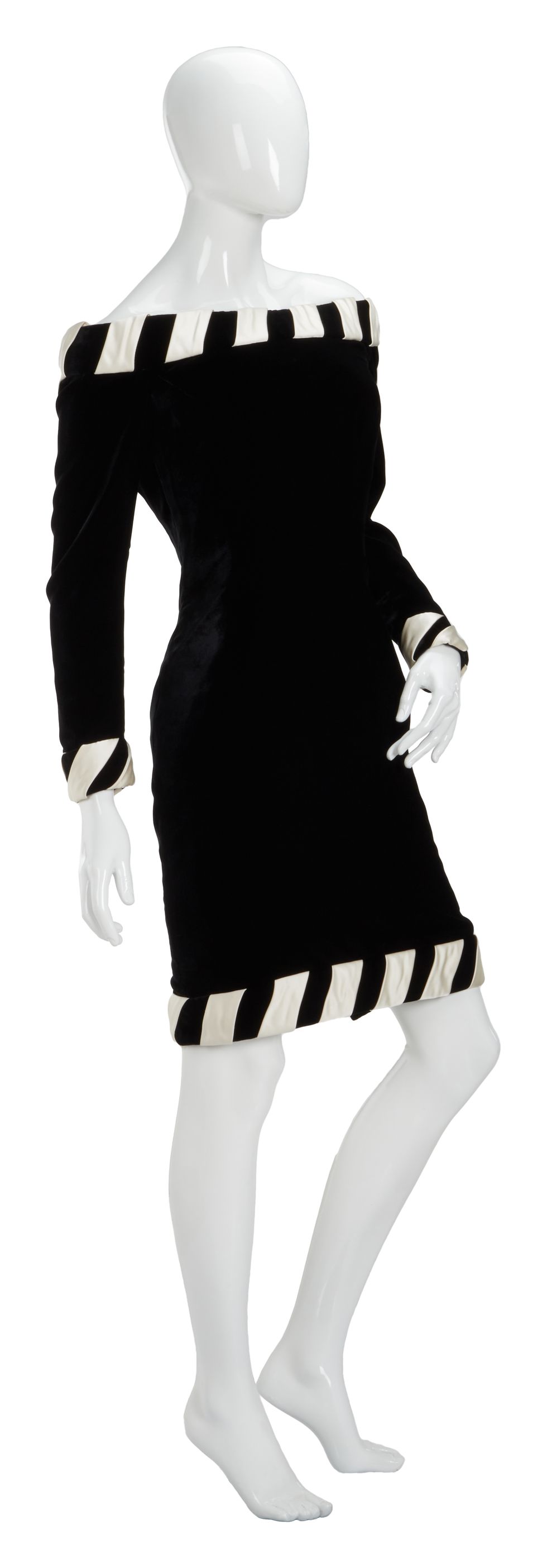 Diana Corset Mini Dress (Black)