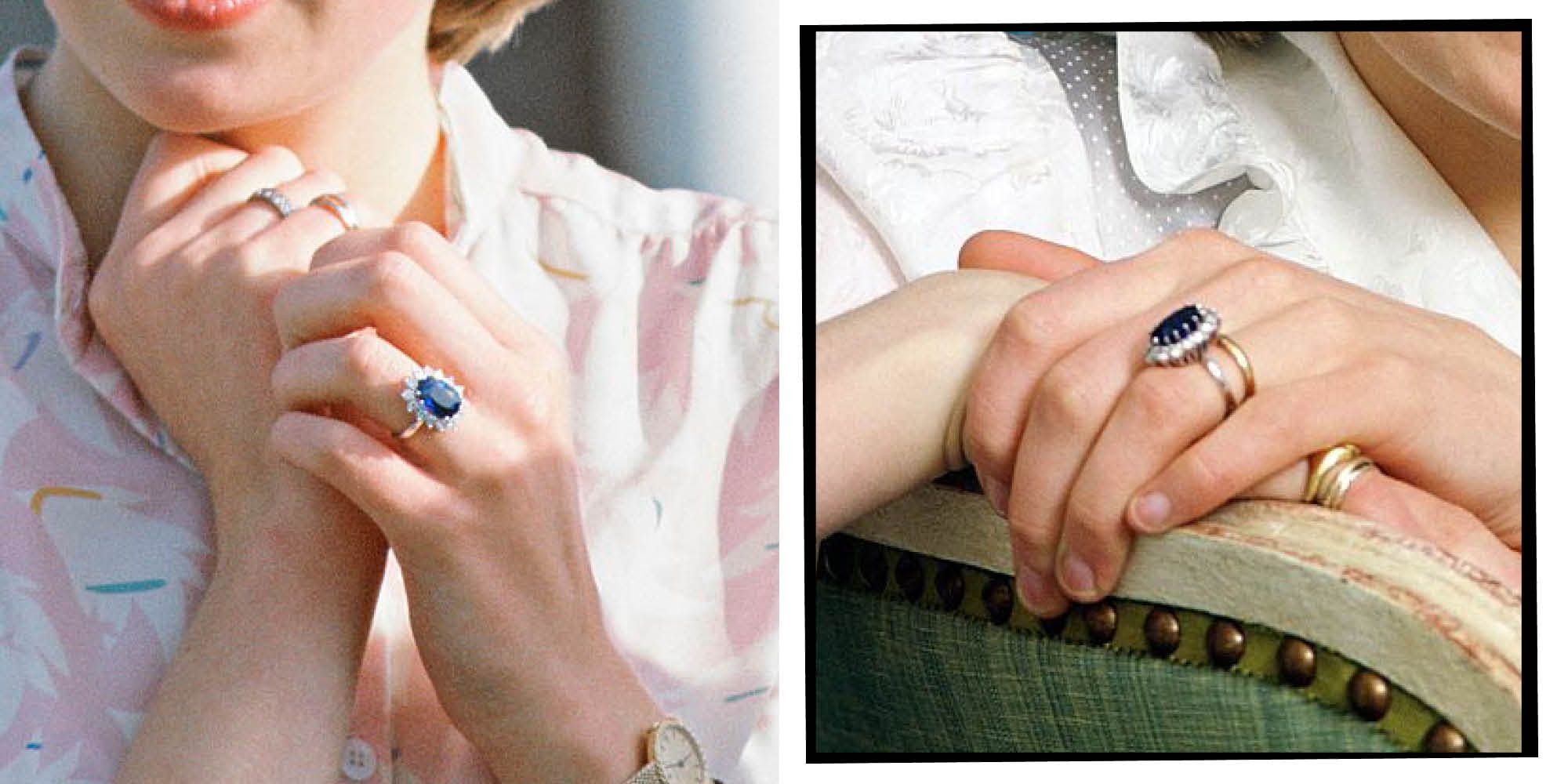 Sapphire and Diamond Ring, Princess Diana Style Royal Memorabilia - Etsy | Princess  diana jewelry, Princess diana engagement ring, Princess diana ring