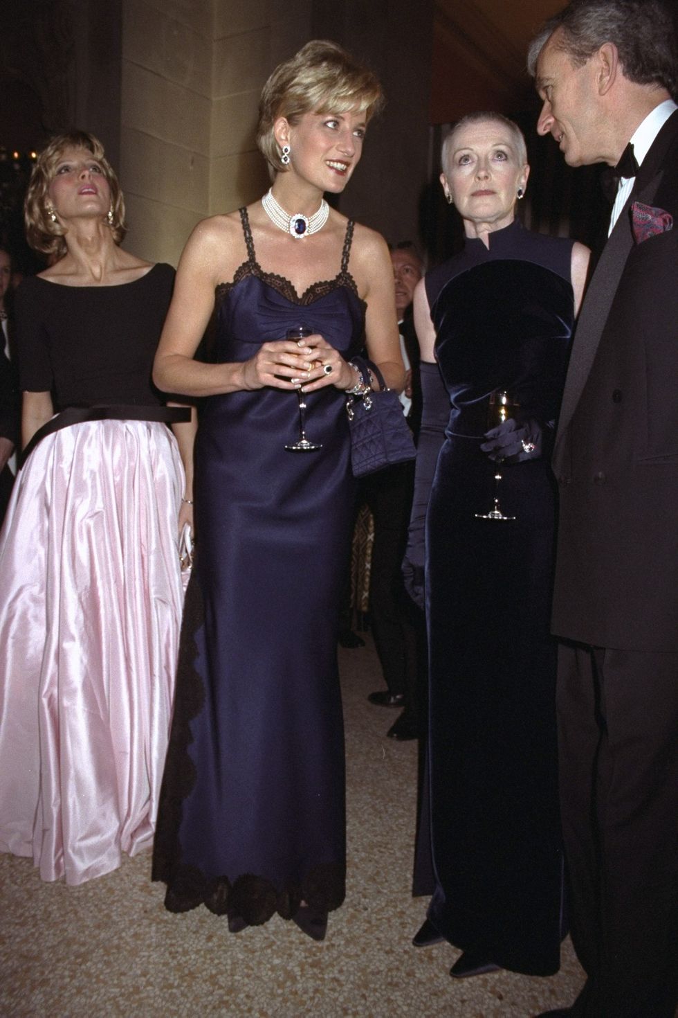 princess diana is on hand at costume institute gala at the m