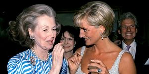 diana and stepmother raine spencer at christies
